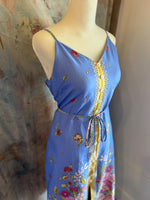 Border Print Maxi Dress_