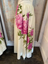Strapless Floral Dress with Pockets