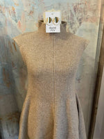 Sleeveless Fit and Flare Sweater Dress