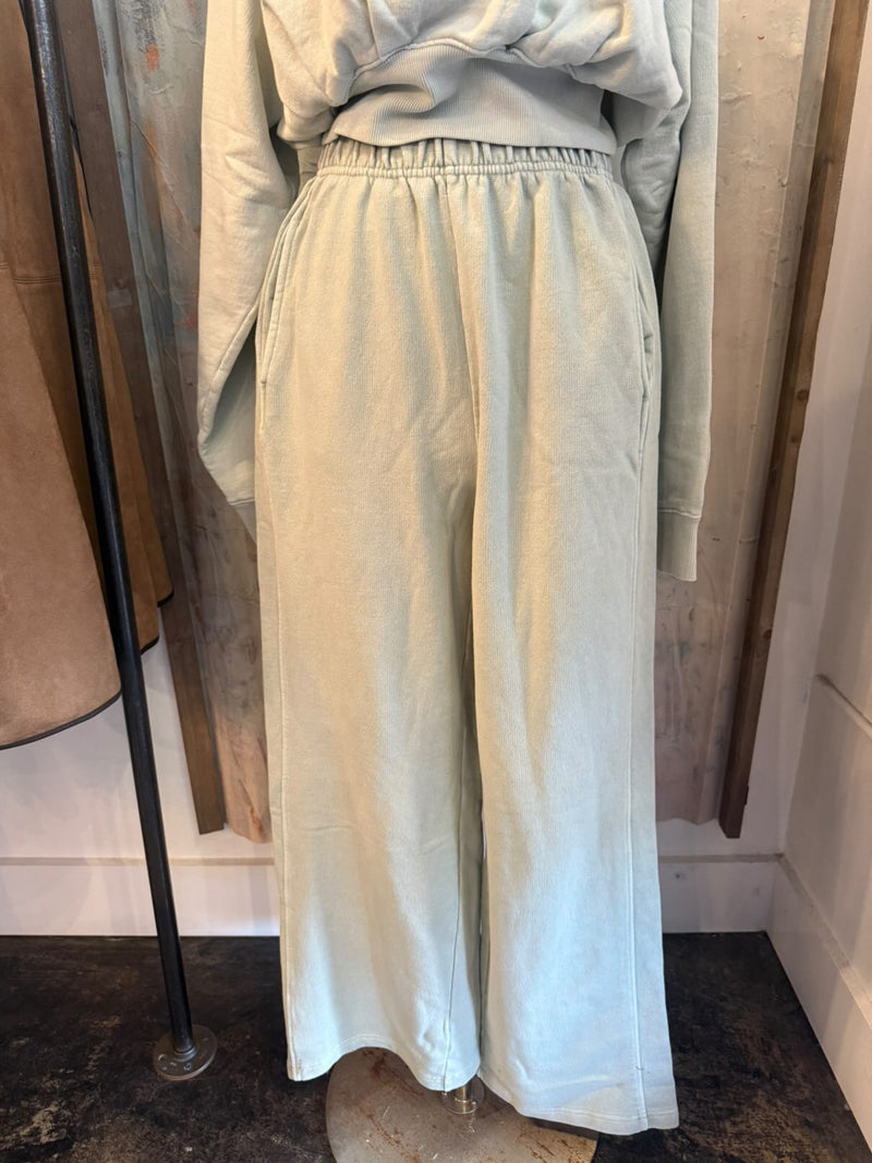 Elastic Waist Sweat Pants