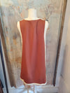 Side Stripe Detail Two Tone Dress