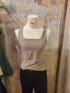 Square Neckline Tank Top (Butter Fabric)