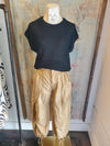Washed Drawstring on Bottom Pants