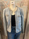 Braid Trim Denim Jacket