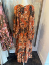 Autumn Glaze Long Sleeve Maxi Dress
