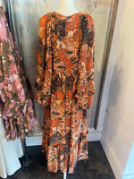 Autumn Glaze Long Sleeve Maxi Dress