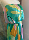 Strapless Bubble Tropical Top