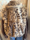 Taupe Brown Animal Print Pocket Vest