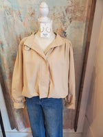 Short Balloon Trench Jacket
