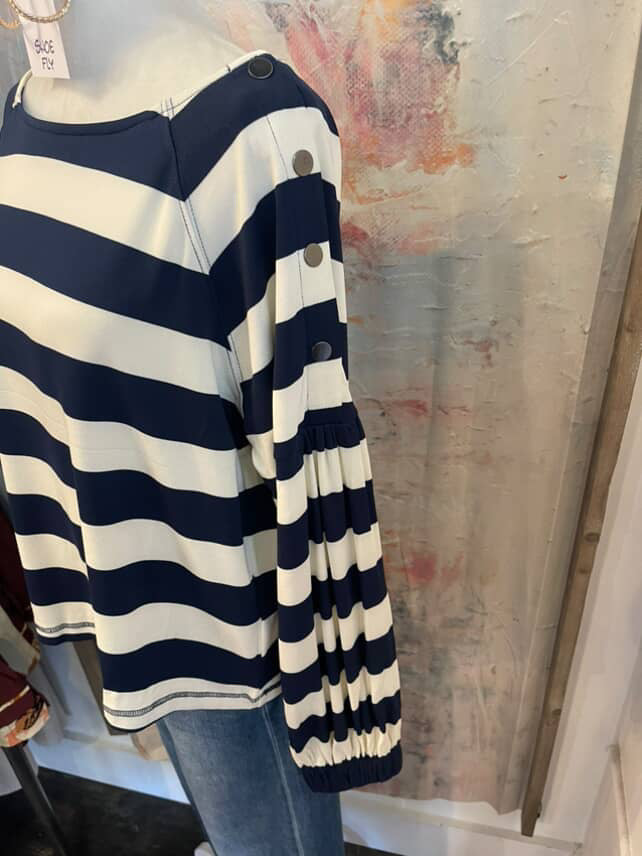 Stripe Long Sleeve Top