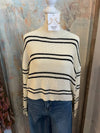 Stripe Long Sleeve Lightweight Sweater Top
