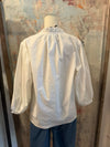 Classic White Poplin Blouse