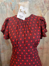Polka Dot Round Neck Dress