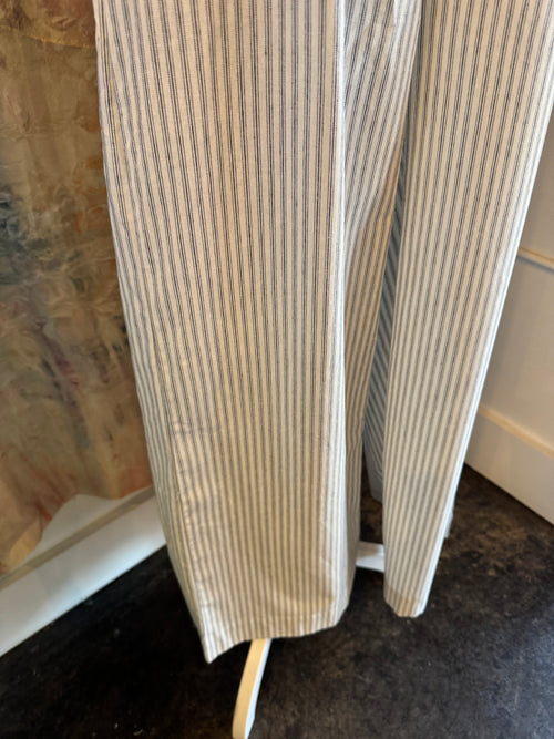 Pinstripe Wide Leg Pants