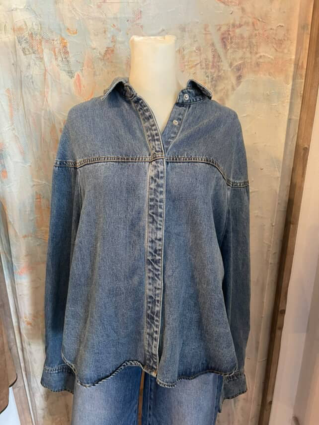 Lightweight Denim Top