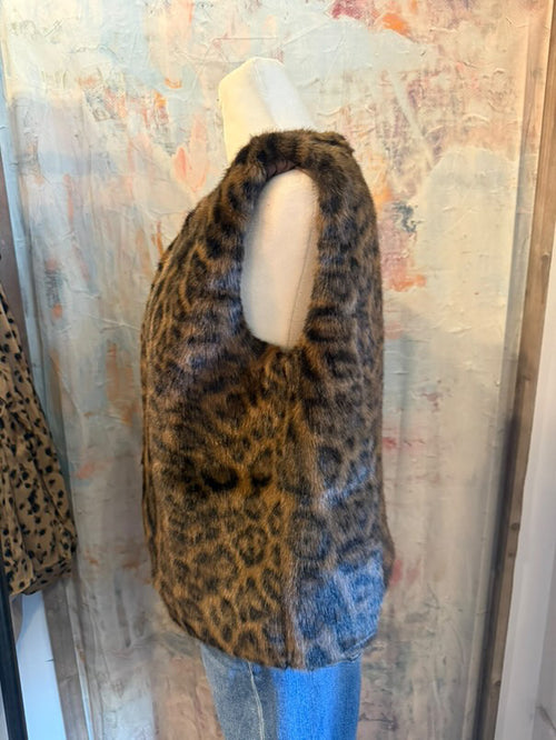Leopard Print Soft Vest