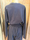 Pleat Detail Sweatshirt