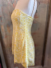 Yellow Floral Tube Dress