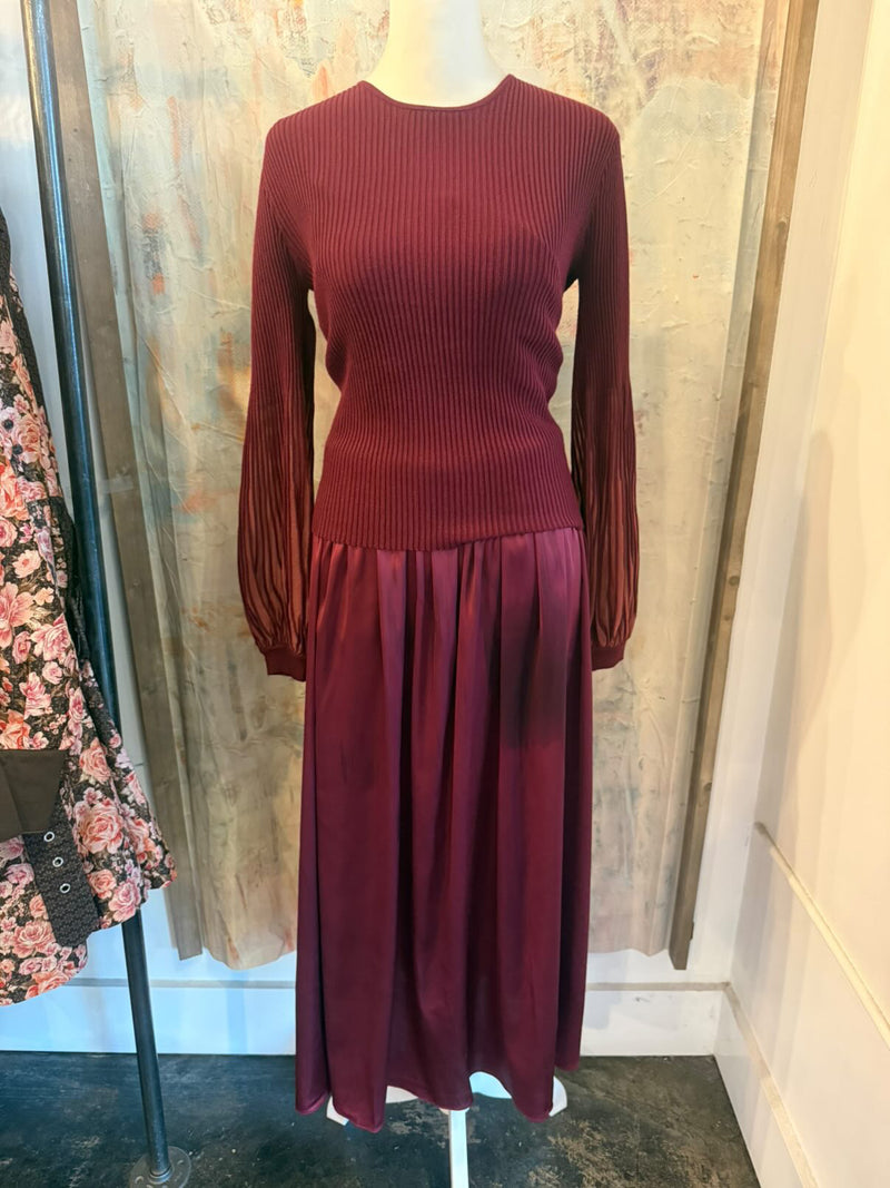 Long Sleeve Round Neck Sweater/Dress Set