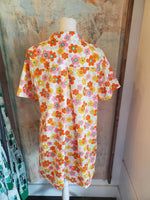 Button Up Floral Dress_