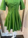 Polo Collar Topstitch Dress