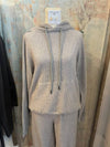 Waffle Knit Hood with Front Pouch