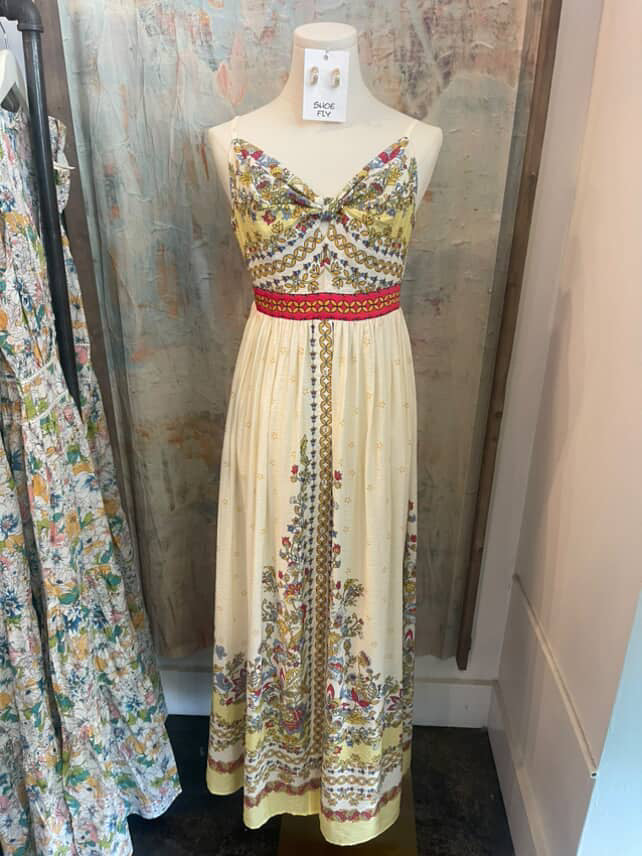 Border Print Cami Dress