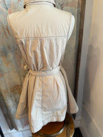 Taupe Top Stitch Shirt Dress