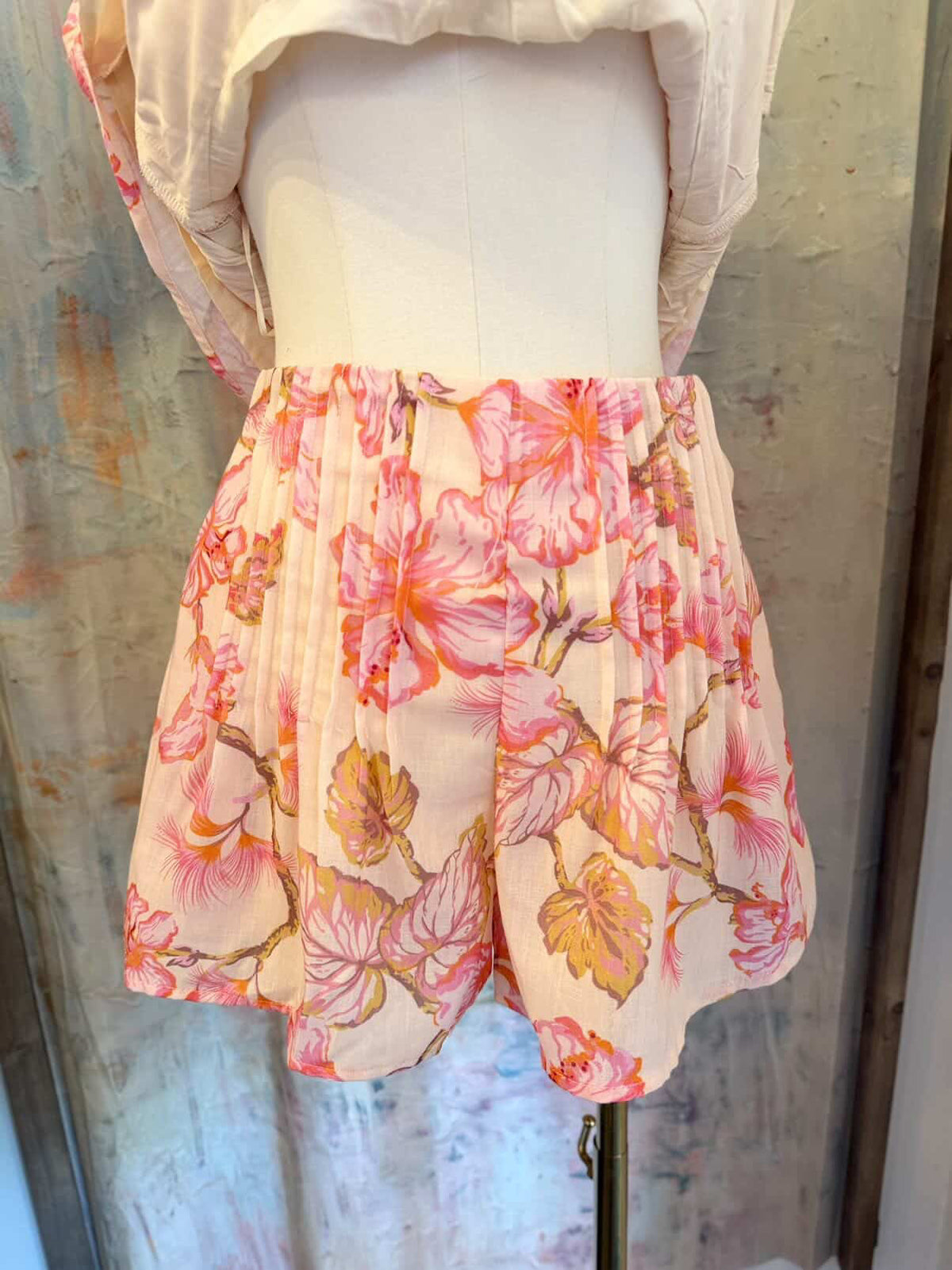 Sunset Pintuck Shorts