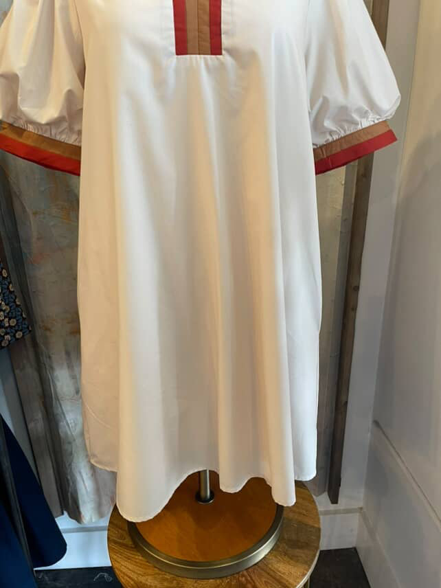 Border Detail Pocket Dress__