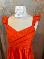 Tiered Poplin Maxi Dress