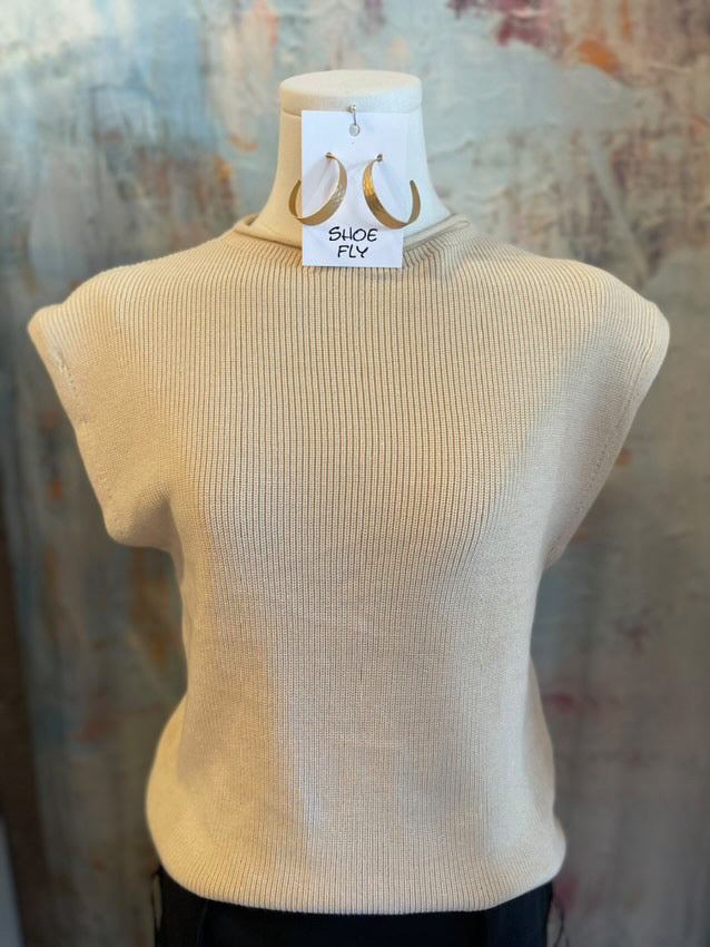 Knit Round Neck Sweater Top