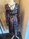 Balloon Sleeve Maxi Dress with Belt