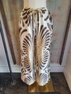 Elastic Waist Print Pants