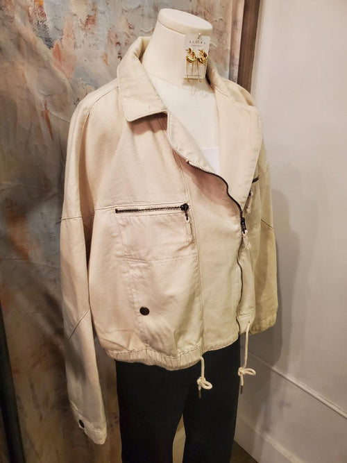 Cotton Moto Style Jacket