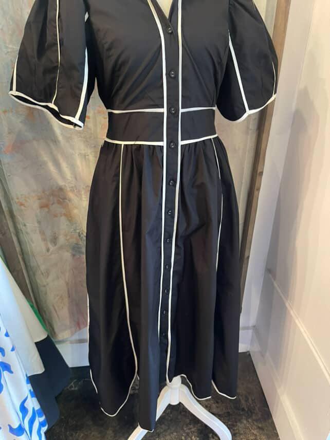 Piping Detail Dress