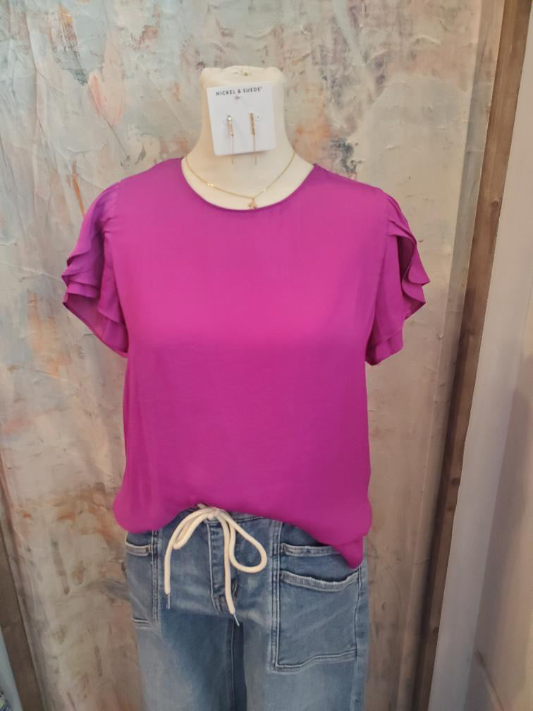 Tulip Sleeve Blouse