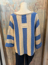 Vertical Stripe Oversize Sweater