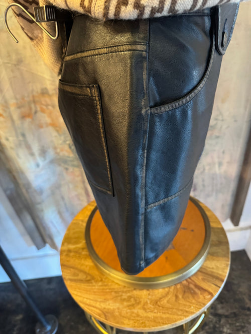 Patch Pocket Mini Skirt