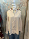 Button Down Satin Top__
