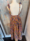 Mauve Multi Tie Shoulder Maxi Dress