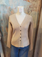 Button Down Long Sleeve Cardigan Top