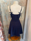 Navy Mini Dress with Spaghetti Straps