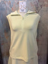 Zip Front Modal Sleeveless Top