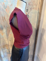 Gathered Knit Top