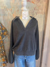 V Neck Lightweight Sweatshirt