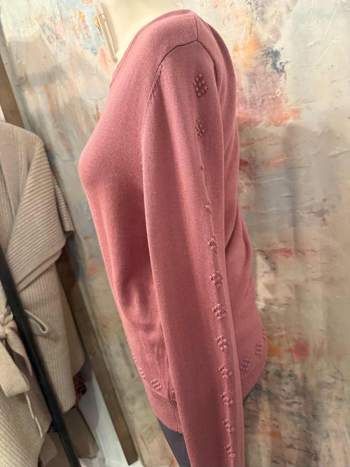 Long Sleeve Embroidery Top