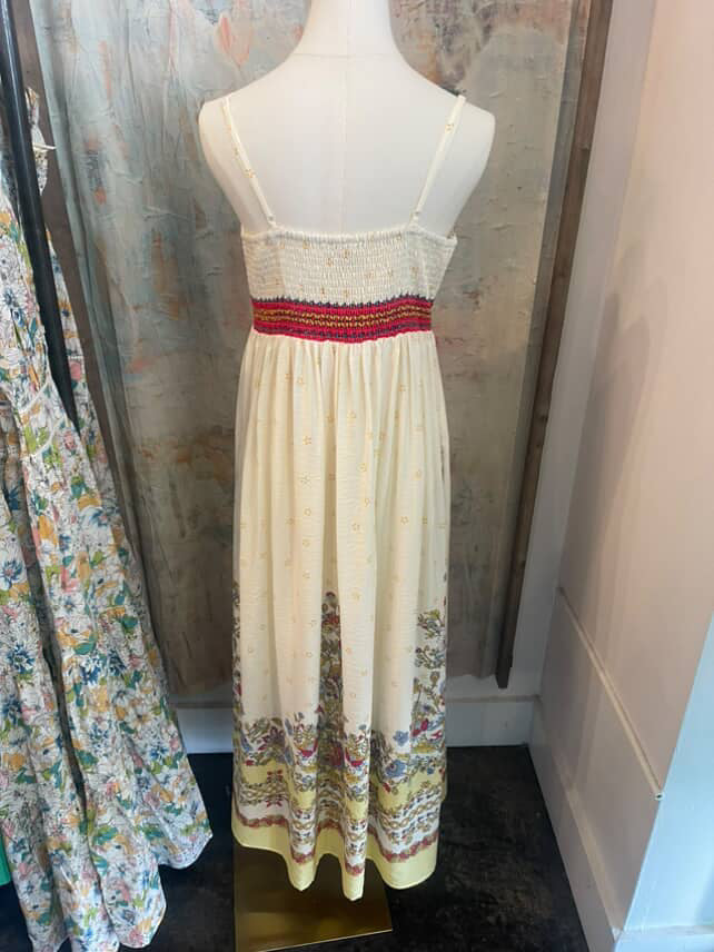Border Print Cami Dress