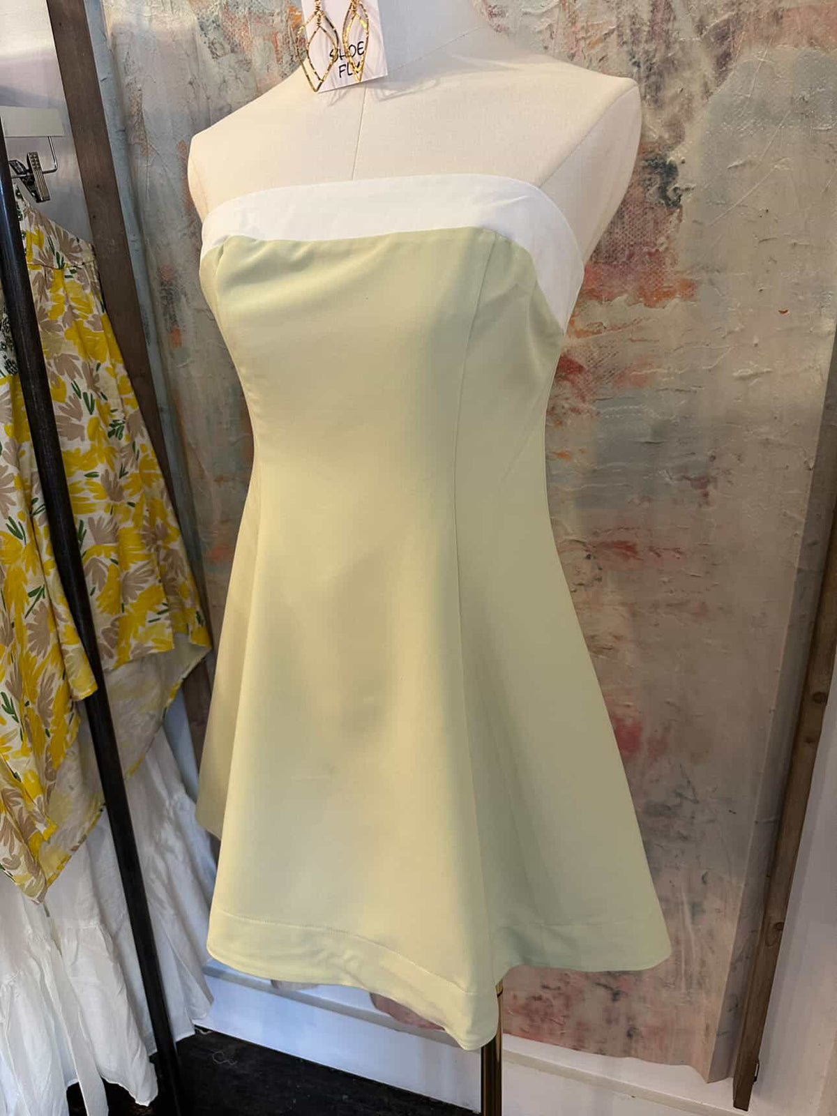 Strapless Fit and Flare Dress