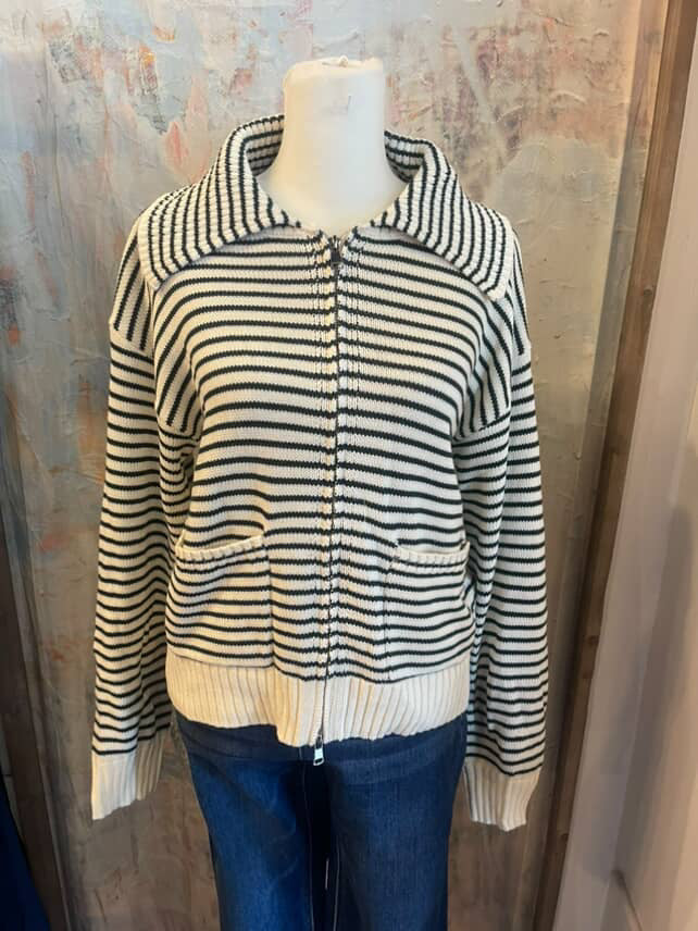 Zip Front Cardigan Sweater